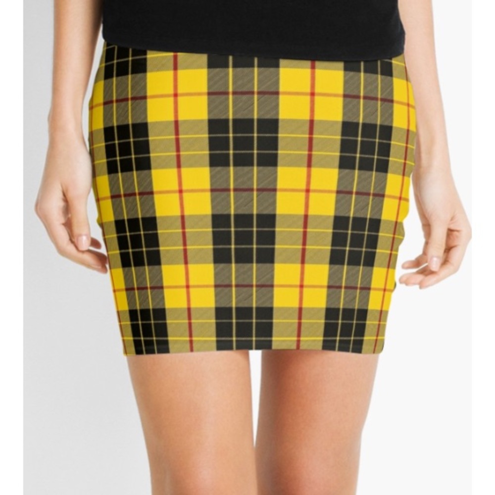 Vintage McLeod Plaid checkered Skirt 8 - Picture 6 of 7